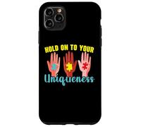 Aférrate a tu singularidad Autismo Awanress Apoyo autista Carcasa para iPhone 11 Pro Max