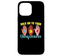 Aférrate a tu singularidad Autismo Awanress Apoyo autista Carcasa para iPhone 13 Pro Max