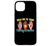 Aférrate a tu singularidad Autismo Awanress Apoyo autista Carcasa para iPhone 15 Plus