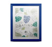 aFFa frames, Batino, Marco de fotos de madera, Ligero, Rectángulo, con cristal acrílico, fondo HDF, Azul Marino, A3, 29,7x42 cm