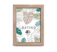 aFFa frames, Batino, Marco de fotos de madera, Ligero, Rectángulo, con frontal de cristal acrílico, Soporte HDF, Natural, 10 x 15 cm
