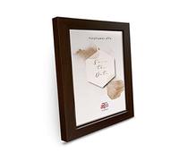 aFFa frames Hekla - Marco de fotos de fibra de densidad media con cristal acrílico, color wengué, 13 x 18 cm