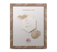 aFFa frames, Hekla, marco de fotos de MDF, fácil de limpiar, rectangular, con frente de cristal acrílico, roble claro, 40 x 60 cm