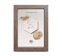 aFFa frames Hekla Marco de fotos de MDF, marco de fotos con cristal acrílico, roble Sonoma, marco de fotos de 15 x 20 cm