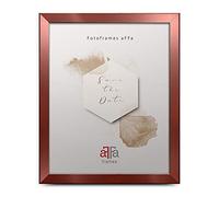 aFFa frames Hekla Marco de fotos MDF, marco de fotos con cristal acrílico, oro rosa, 9 x 13 cm