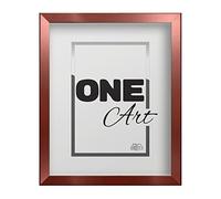 aFFa frames Marco de Fotos 40x60 cm - Marco de MDF Hekla con Acrílico y Panel Trasero HDF - Marco para Pósters Fotos Diplomas Obras de Arte Imágenes Oro Rosa