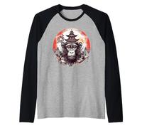 AFFE Tierliebhaber Zoo Tiger AFFE Camiseta Manga Raglan