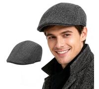AffeGifts Gorra Plana Hombre para Hombres y Niños de Más de 10 Años de Edad, Vintage Boinas Hombre Gatsby Chapeus Homem Cap Tweed Baker Boy Hat para EI Uso Diario y la Fiesta de Vestido de Lujo