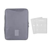 AffeGifts Porta Camisas Viaje, Bolsa para Camisas de Viaje Portátil Organizador de Viaje para Camisa y Corbatas Anti-Arrugas Shirt Travel Bag para Viajes (Gris)