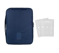 AffeGifts Porta Camisas Viaje, Bolsa para Camisas de Viaje Portátil Organizador de Viaje para Camisa y Corbatas Anti-Arrugas Shirt Travel Bag para Viajes (Marina)