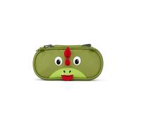 Affenzahn 01141-20083-10 - Estuche con Cremallera (poliéster, 20 x 5 x 8 cm), diseño de dragón, Verde, Talla única, Estuche para lápices