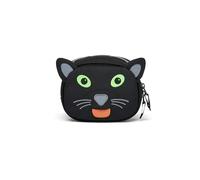 Affenzahn AFZ-HBB-001-040 - Bolsa para Manillar con diseño de Pantera de Material Reciclado en Color Negro, tamaño: 15 x 8 x 11 cm, Negro, Talla única, Moderno