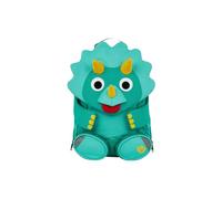 Affenzahn Amico Grande Mochila de guardería para niños de 3 a 5 años guardería a tiempo completo divertida funcional volumen 8 L, Dinosaurs - Verde, Talla única, Mochila