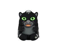 Affenzahn Amigo grande mochila infantil sostenible 3-5 años guardería 8L funcional y divertida Pantera - Negro