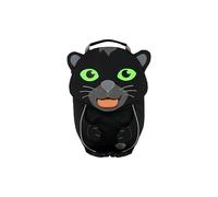 Affenzahn Amigo pequeño mochila infantil sostenible 1-3 años guardería ergonómica con tirador, reflectante y etiqueta con nombre Pantera - Negro