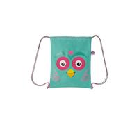 Affenzahn Eule Bolsa de Deporte, búho-Turquesa, Talla única Unisex Adulto