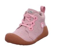 Affenzahn Lauflerner Starty - Zapatillas de transición (piel, cálidas, coloridas, con trabilla y cordones, tallas 19-26), Ciervo Rosa, 25 EU