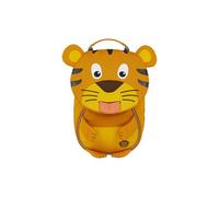 Affenzahn Mochila de jardín de Infantes para niños de 1 a 3 años, ergonómica, Reflectante, con Etiqueta para el Nombre, Tigre - Amarillo, Talla única, Mochila