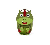 Affenzahn Amigo pequeño mochila infantil sostenible 1-3 años guardería ergonómica con tirador, reflectante y etiqueta con nombre Dragón - Verde