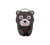 Affenzahn mochila para niños Amigo Pequeño, Oso Puro - Gris, Talla única | Ergonómico para niños de 1 a 3 años con detalles reflectantes, lengüeta y etiqueta para el nombre para la guardería