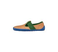 Affenzahn Pantufla Vegan Dreamy Antideslizante con elástico, Flexible y Ligera, Ideal para guardería, Tallas 21-32 Ave del Paraíso - Beis
