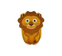 Affenzahn Pequeño amigo - Mochila de jardín de infantes para 1-3 años, ergonómica, reflectante, con etiqueta para el nombre, diseño de león, color amarillo, león-amarillo, Talla única