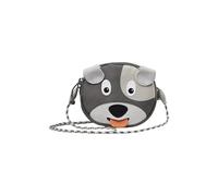 Affenzahn Riñonera para niños en la guardería, Perro-gris, small, Bolsillo para el pecho/cartera infantil