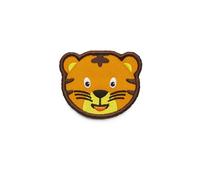 Affenzahn Tigre, Insignias de Velcro Unisex niños, Amarillo-Marrón, 7,8cm