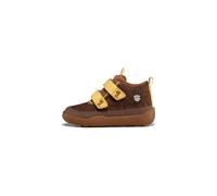 Affenzahn Zapatillas de entretiempo Knit Happy impermeables, transpirables, veganas, con forro frío, cierres de y suela antideslizante, talla 21-32, Tigre Marrón, 35 EU