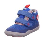 Affenzahn Zapatillas de entretiempo Knit Happy impermeables, transpirables, veganas, con forro frío, cierres de y suela antideslizante, talla 21-32, Ballena Azul, 23 EU