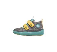 Affenzahn Zapato Barefoot Algodón Lucky Cierre Adhesivo Vegano Antideslizante Flexible para el Verano en Tallas 21-35 Tucán - Gris