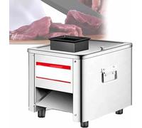 Affettatrice Elettrica per Carne 850W, Macchina in Acciaio Inox con Spessore Regolabile 0-21mm - Per Petto di Pollo, Verdure, Prosciutto - Funzione Cubetti e Tritato - Uso Domestico e Professionale -