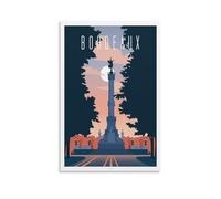 AFFICHE BORDEAUX, Póster de viaje de Place Des Quinconces Vitger, lienzo artístico, decoración de pared, habitación, casa, dormitorio, oficina, pósteres, impresiones artísticas para pared, decoración