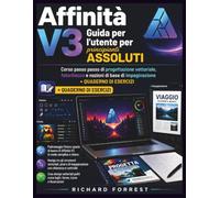 Affinità V3 Guida per l'utente per principianti assoluti: Corso passo passo di progettazione vettoriale, fotoritocco e nozioni di base di ... di esercizi (The Forrest Digitech Collection)