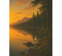 Affirmation Journal - Golden Horizon: A guided space to embrace calm, gratitude, and new beginnings