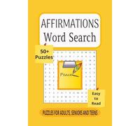 Affirmations Word Search Puzzle Book: Word Searches with Easy to Read Print about Affirmations, Positivity, Self-care and More | 6x9 inches, 110 pages ... Car Rides, Camping, Wait Time, Free Time