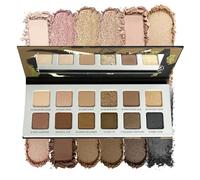 Afflano Neutral Nude - Paleta de sombras de ojos - mate y tonos beige y marrón brillante, altamente pigmentados, cremosos y duraderos - Colores naturales para ojos marrones, maquillaje diario y looks