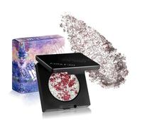Afflano Sombra de ojos de color marrón y blanco, mezcla de dos colores, paleta de sombras de ojos duocromo, nude blanco, pigmento intenso, alta pigmentación, maquillaje de ojos de día y noche