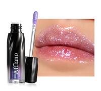 Afflano Witch Ritual Lip Gloss 02 Moon Orquídea - Base violeta con efecto perla azul, violeta y plata - Brillo 3D espejo - Fórmula vegana sin talco