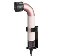 Affogato Soporte de pared para secador de pelo compatible con Supersonic r, HD17, soporte organizador de secador de pelo, estante de almacenamiento de aluminio para secador de pelo para baño