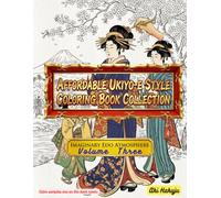 Affordable Ukiyo-e Style Coloring Book Collection V03: Imaginary Edo Atmosphere Volume Three