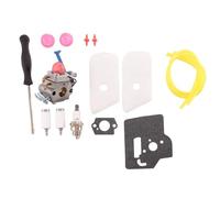 Afforstyle Herramienta de Filtro de Aire de Carburador 128LD Filtro de LíNea de Combustible Tune Up Kit para Recortadora Edger 28Cc 128C 128L 128R
