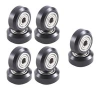 Afforstyle Rueda de Polea de PláStico Grande de 10 Piezas con Engranaje de Polea Loca de Rodamiento para Impresora 3D