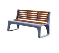 AFGFGHES Banco De Parque Silla De Exterior For Patio, Asiento Doble, Asiento Comercial, Silla De Parque De Madera, Respaldo De Banco For Exteriores Bancos De Patio(B 150CM)