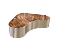 AFGFGHES Banco De Parque Silla De Parque, Banco Creativo De Acero Inoxidable, Centro Comercial Al Aire Libre, Silla De Jardín con Paisaje, Asiento Público Bancos De Patio