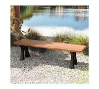 AFGFGHES Banco De Parque Silla De Parque, Banco De Descanso For Exteriores, Asiento De Aluminio Fundido For Patio Bancos De Patio(B 150CM)