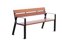 AFGFGHES Banco De Parque Silla De Parque Silla con Respaldo Banco Exterior De Aluminio Fundido Doble Cuadrado Exterior Comunidad Bancos De Patio(B)