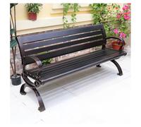 AFGFGHES Banco De Parque Silla de parqueBanco de Acero Inoxidable for exterioresSilla de Plaza de ocioBancoBancos con Respaldo for Patio al Aire Libre Bancos De Patio(1.8m)