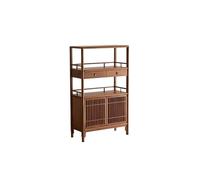 AFGFGHES Estantería para Libros Estantería de Madera de Estilo Chino, Juego de té for salón de té, Estante for exhibición de Libros, gabinete de Almacenamiento Estantes De Almacenamiento