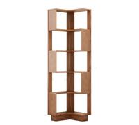 AFGFGHES Estantería para Libros Estantería Esquinera De Madera Maciza Simple, Estante De Almacenamiento For Esquina del Hogar, Estantería De Suelo For Esquina De Salón Estantes De Almacenamiento